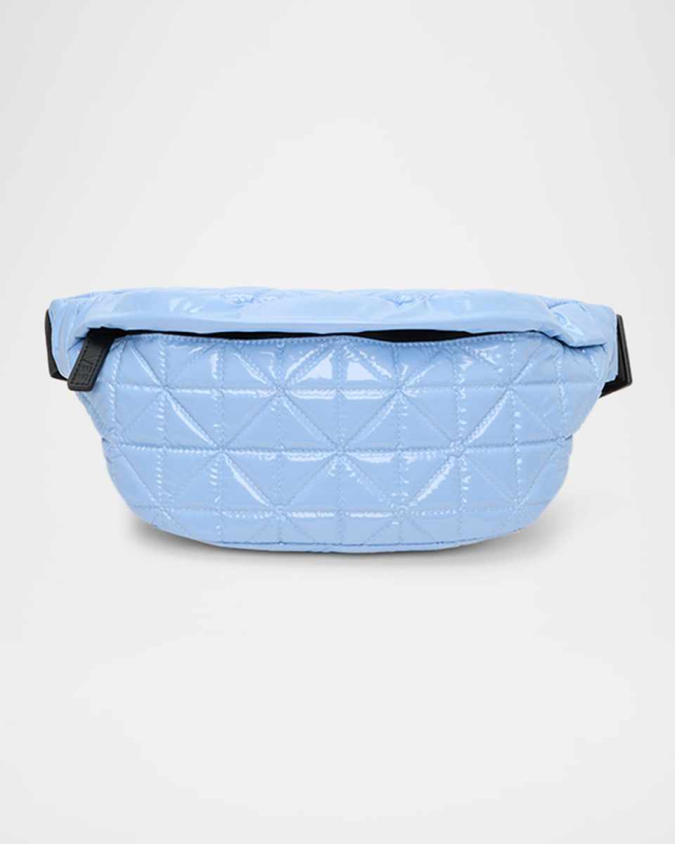 Vee Quilted Vinyl Belt Bag